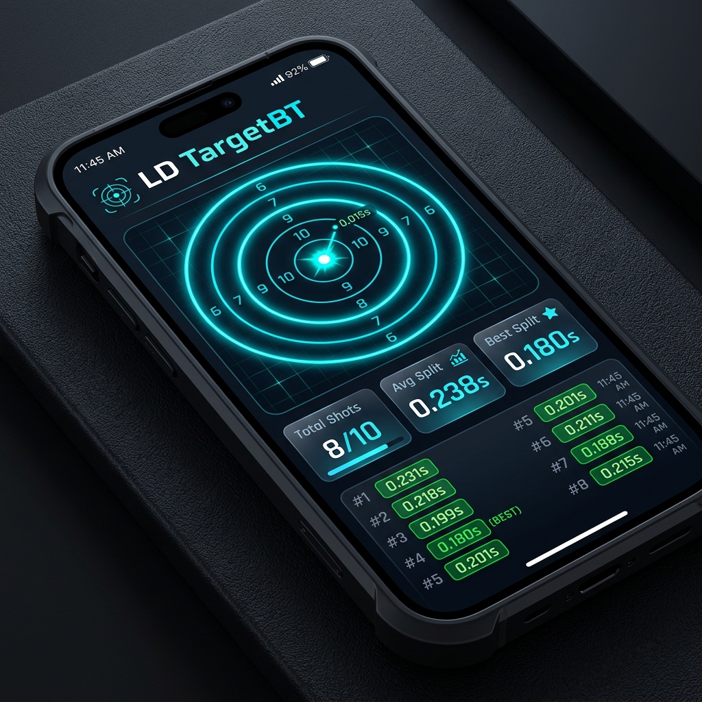 Laser Target App Screenshot Mobile App preview